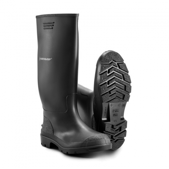 Botas de agua Dunlop PVC negras - DUNLOP