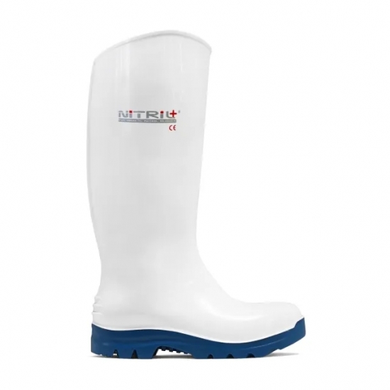 Bota PVC / Caucho Nitrilo Blanco S4 Acero SRC - THE WELLY