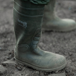 Bota Wellington de PVC / Nitrilo Verde S5 con puntera de Acero SR - FOR WALK