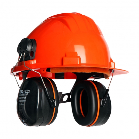 Casco De Polietileno Con Auriculares - CLIMAX Casco De Polietileno Con Auriculares - CLIMAX