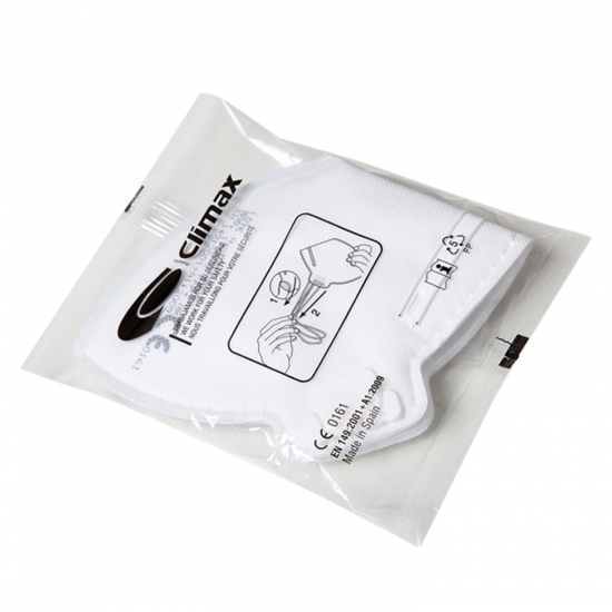Mascarilla desechable FFP2 con válvula - CLIMAX