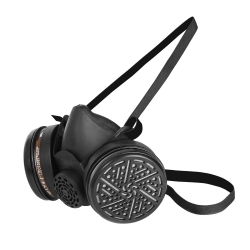 Media Máscara De Goma Con 2 Filtros - CLIMAX