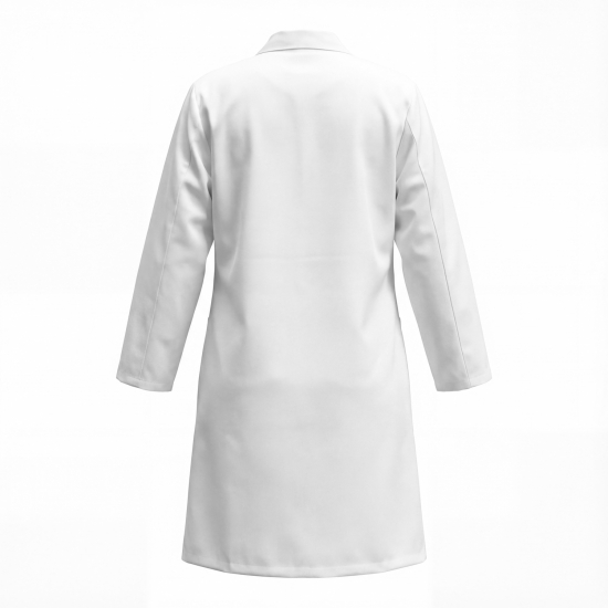 Bata Señora Manga Larga 65% Poliéster / 35% Algodón 200G/M² - FOR WEAR