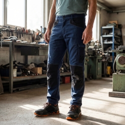 Pantalón Bicolor 100% Algodón 240G/M² - FOR WEAR