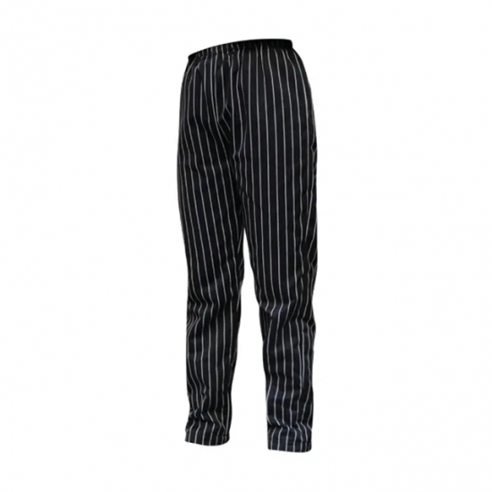 Pantalón A Rayas Con Cintura Elástica 65% Poliéster / 35% Viscosa 290G/M² - FOR WEAR