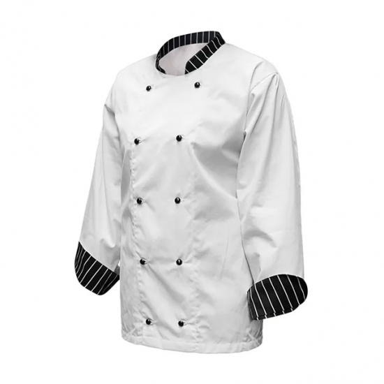 Jaleca A Rayas Largas. M/Comprida 65%Pol/35%Alg 200Gr/M² - FOR WEAR