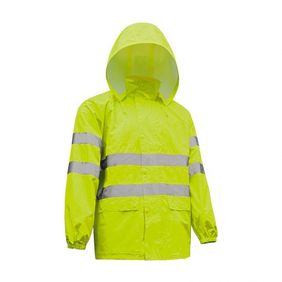 Chaqueta Impermeable De Alta Visibilidad - VIZWELL