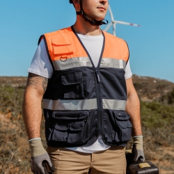 Chaleco de Alta Visibilidad 65% Poliéster / 35% Algodón
 - FOR WEAR