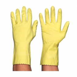 Guante De Fibra De Algodón Con Recubrimiento De Látex De 30 Cm - RUBBEREX