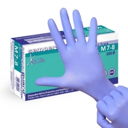 Caja 200 (S-L) 180 (Xl) Guantes De Nitrilo Sin Polvo - SEMPERGUARD