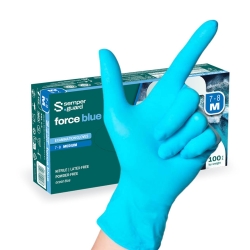 Caja 100 (S-L) 90 (Xl) Guantes De Nitrilo Sin Polvo - SEMPERGUARD