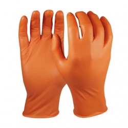 50 Guantes De Nitrilo Texturizado - RUBBEREX