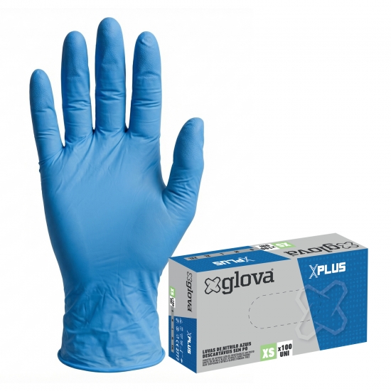 Caja 100 Guantes de Nitrilo XPlus - GLOVA
