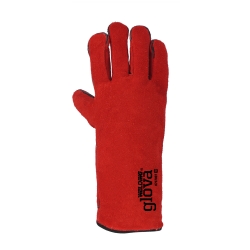 Guante Soldador Crute Rojo 35 Cm - GLOVA