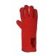 Guante Soldador Crute Rojo 35 Cm - GLOVA