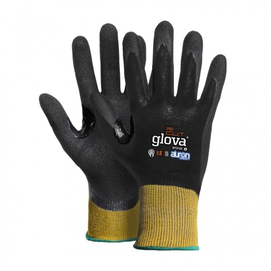 Guante Anticorte con Doble Recubrimiento de Nitrilo - GLOVA Guante Anticorte con Doble Recubrimiento de Nitrilo - GLOVA