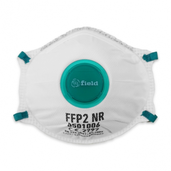 Blíster Con 5 Mascarillas Con Válvula FFP2 - FIELD